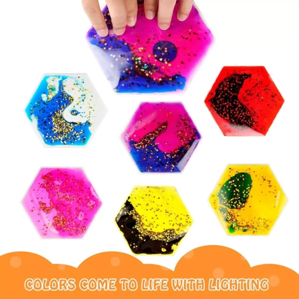 Liquid Motion Sensory Fidget -Hexagon - Image 6